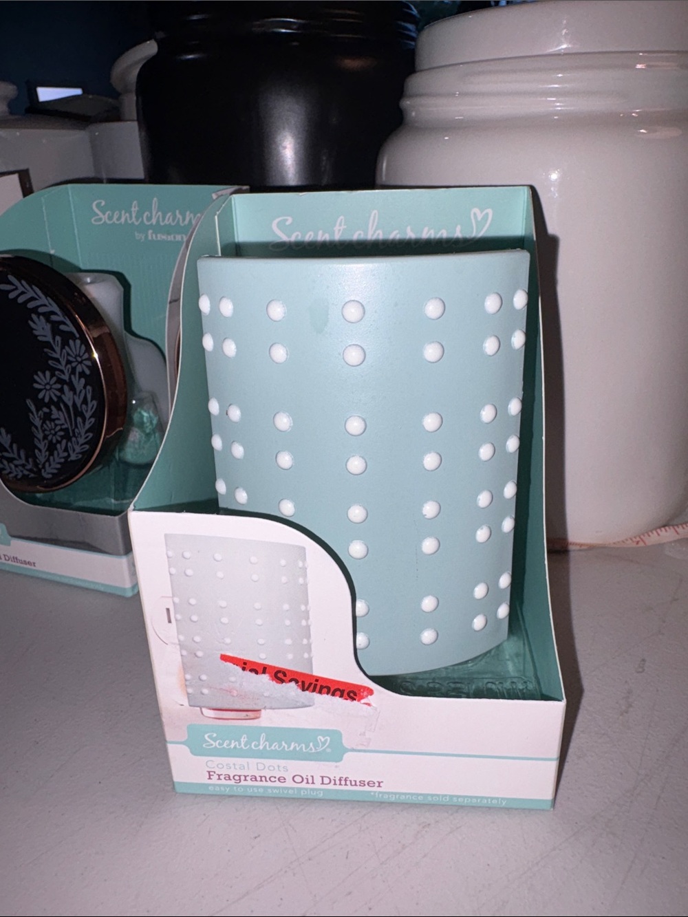 New Coastal Dots Fragrance Oil Diffuser - Mint